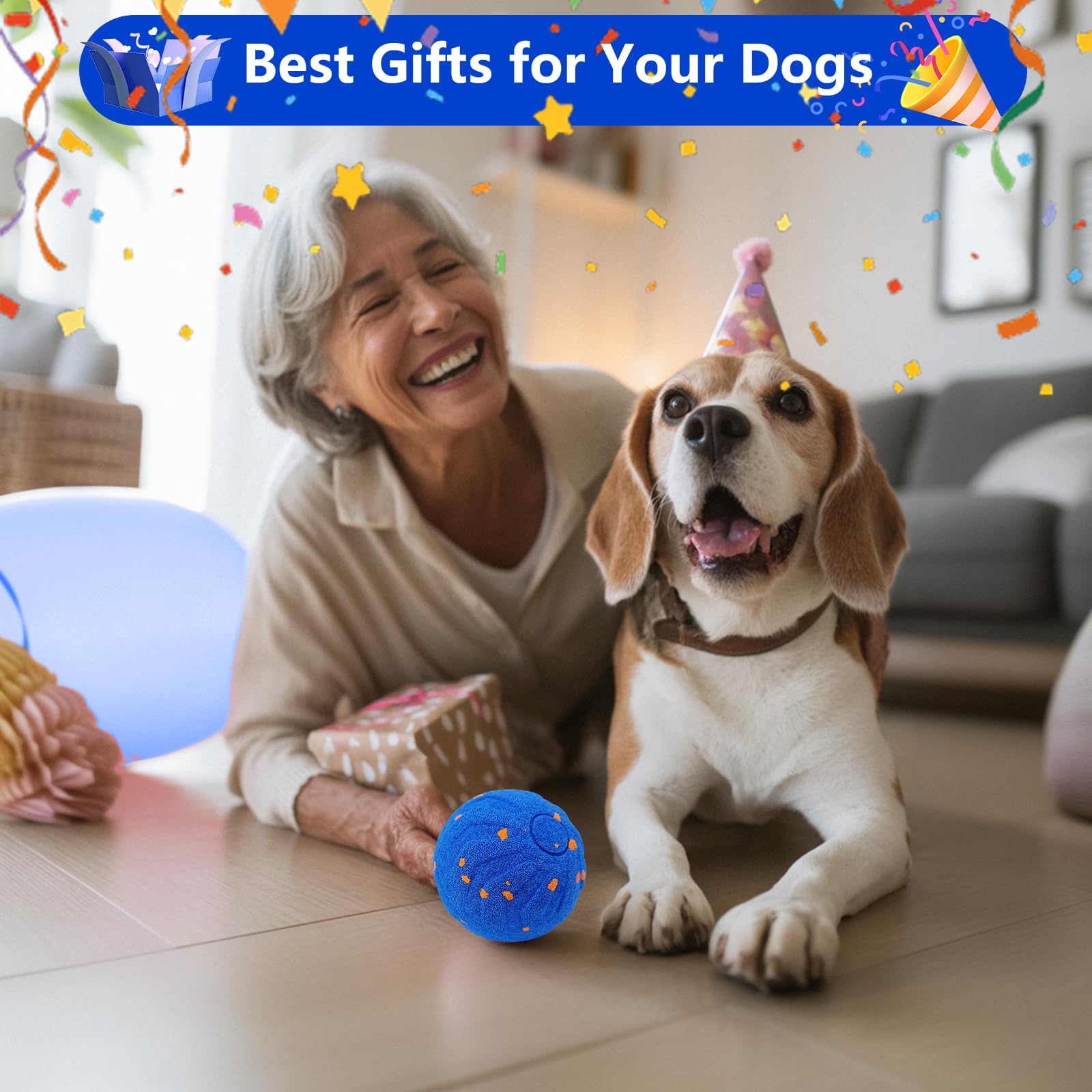 Huimpet Wicked Balls blue packaging included for gifting