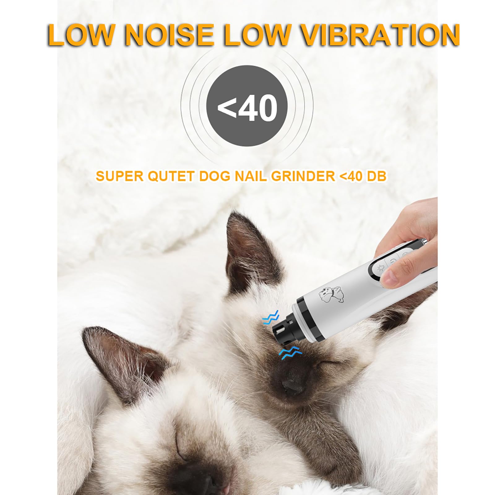 Huiteng XR ultra-quiet operation minimizes pet stress