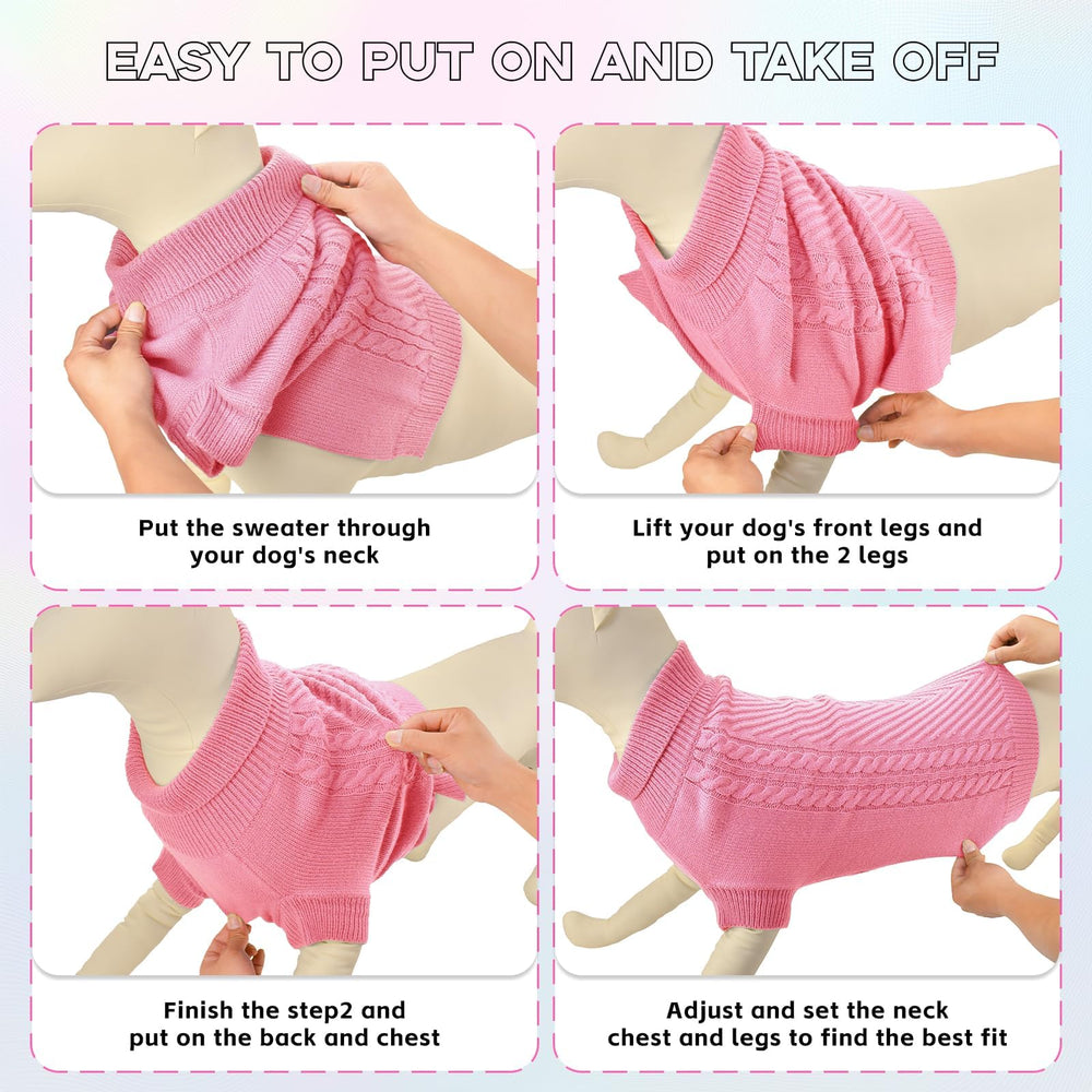 HUMLANJ large dog sweater color options add seasonal style choices