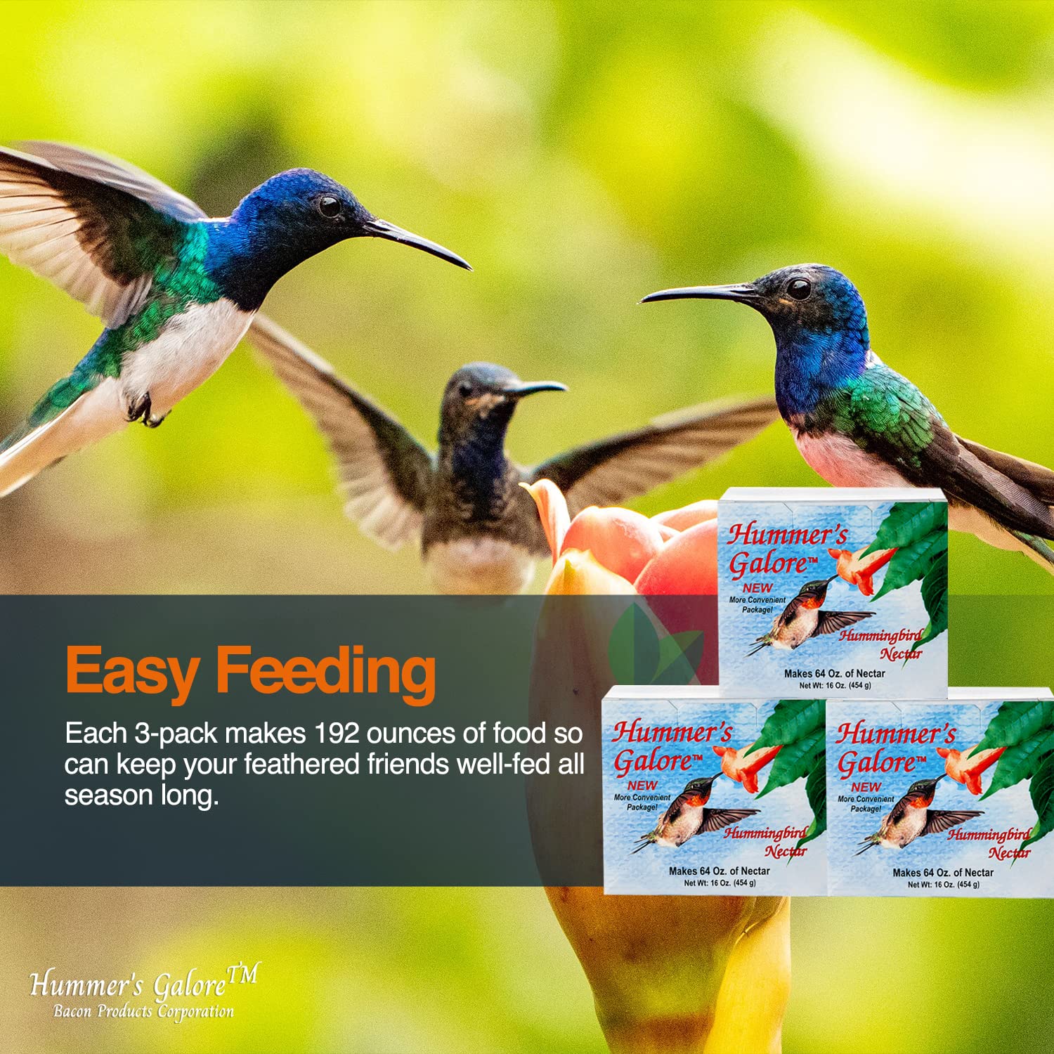 Hummers Galore energy-boost nectar supports hummingbird visits