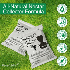 Hummers Galore three-pack hummingbird nectar for reliable backyard visits