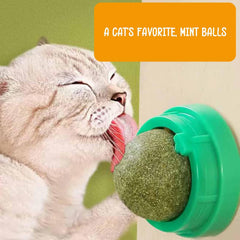 humyeam catnip balls 360-lick enables full-surface licking during playtime