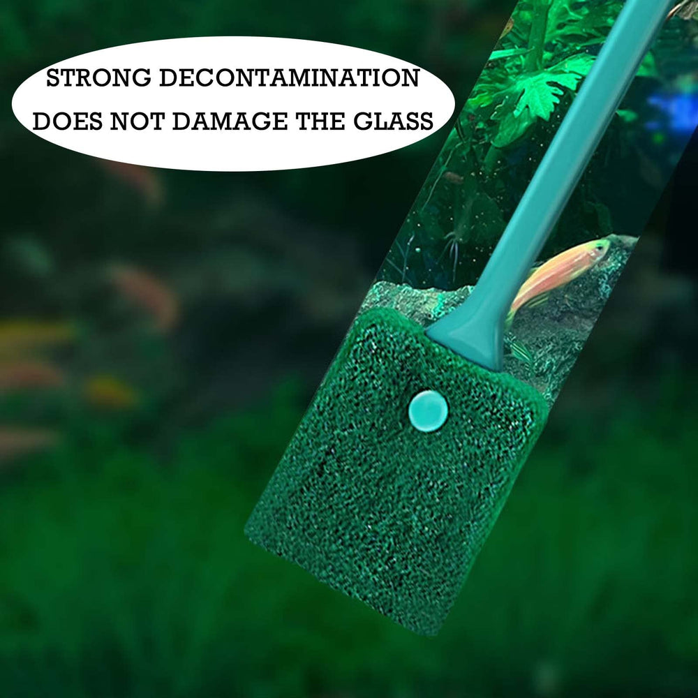 humyeam long-handle aquarium brush offers a comfortable grip for reaching corners