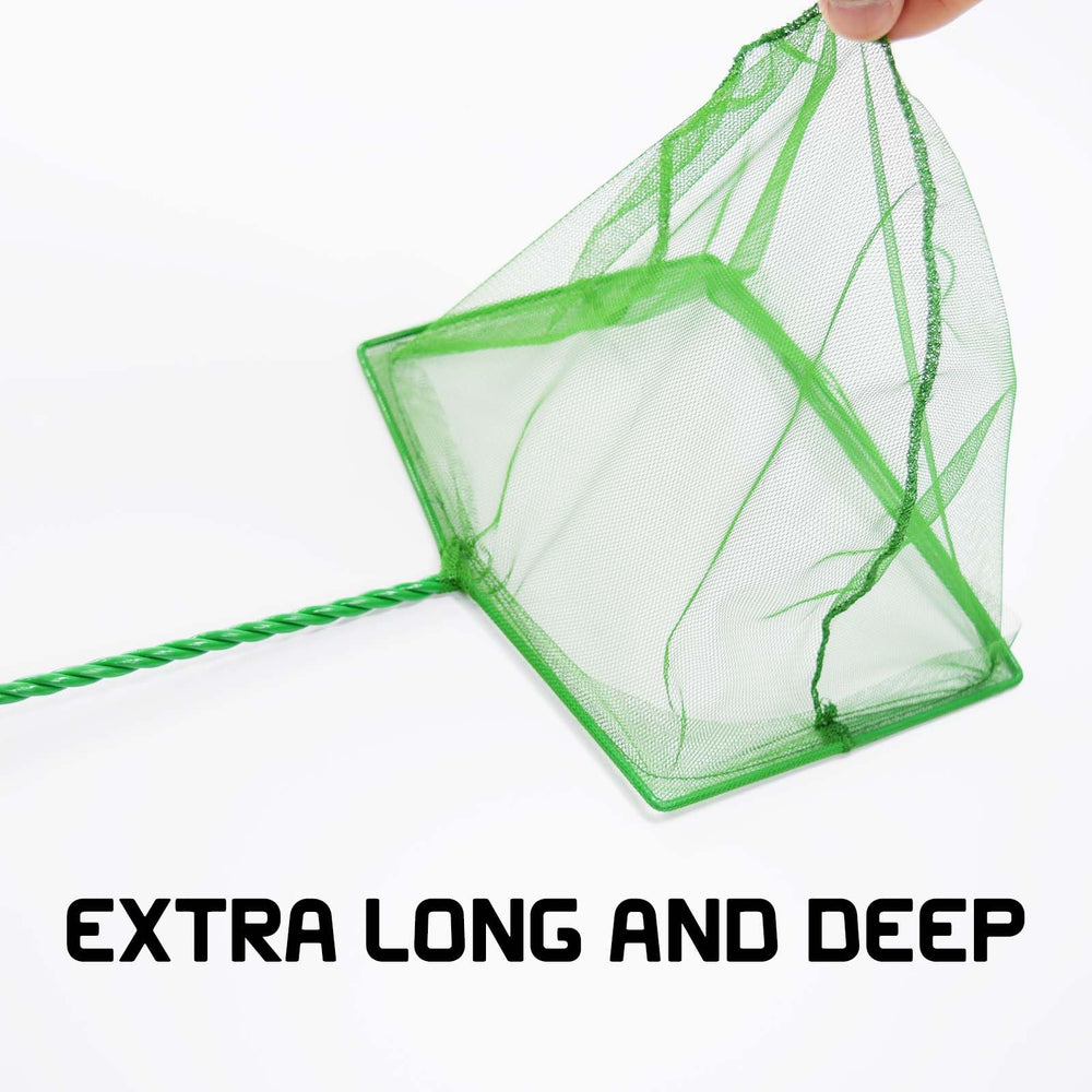 humyeam soft nylon netting reduces fish injury.