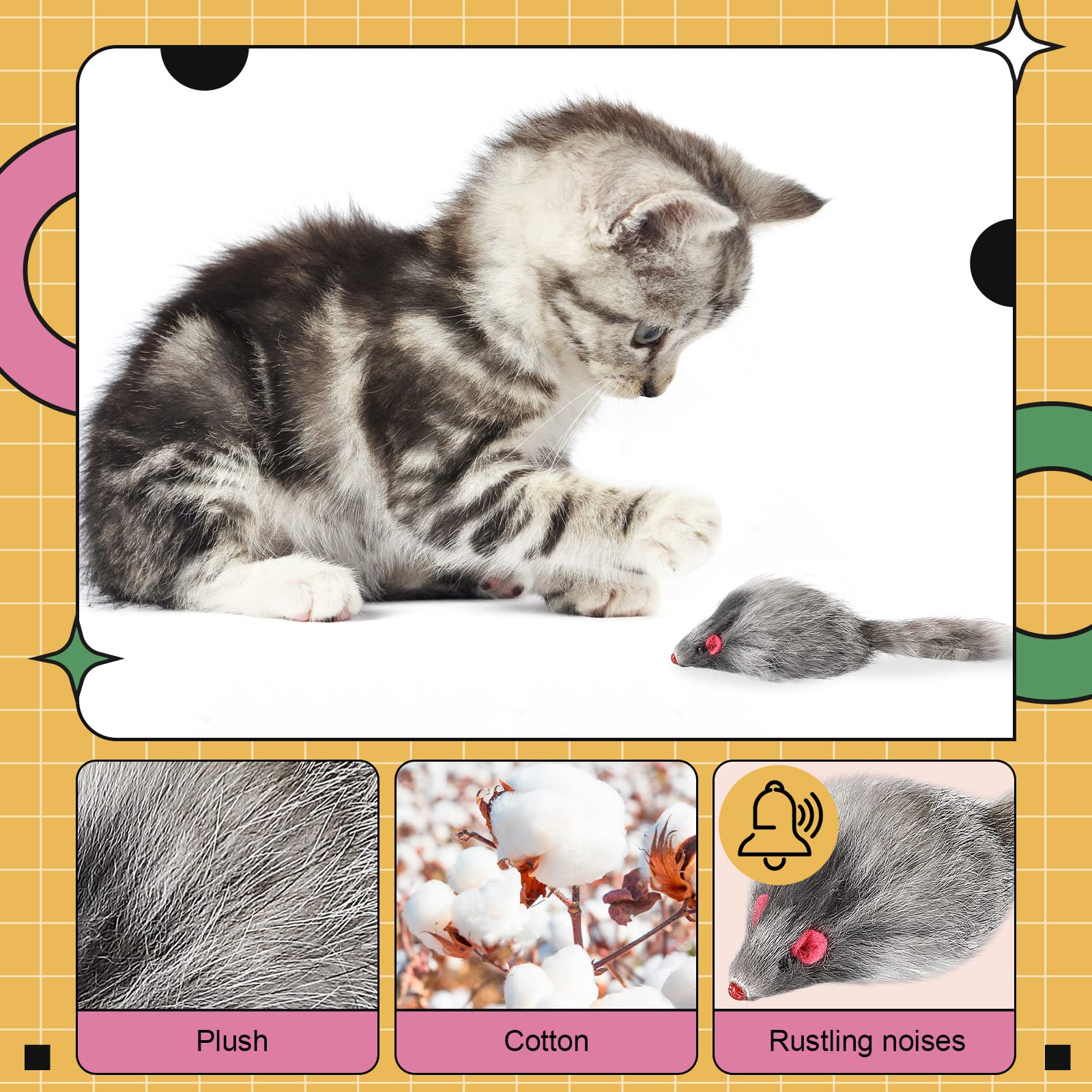 Hungdao cat plays with mouse toy, encouraging interactive chasing and exercise