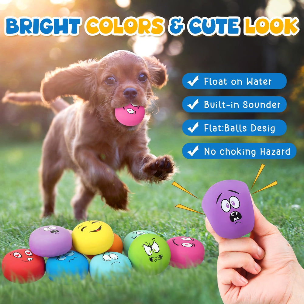 Hungdao dog squeaky ball with funny face designs boosts playtime and pet curiosity.