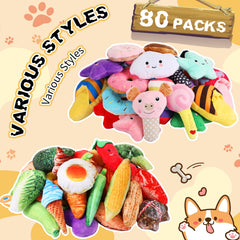 Hungdao dog toys with squeakers attract attention and help redirect dogs during indoor play.