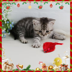 Hungdao red furry mouse close-up with lightweight safe indoor play