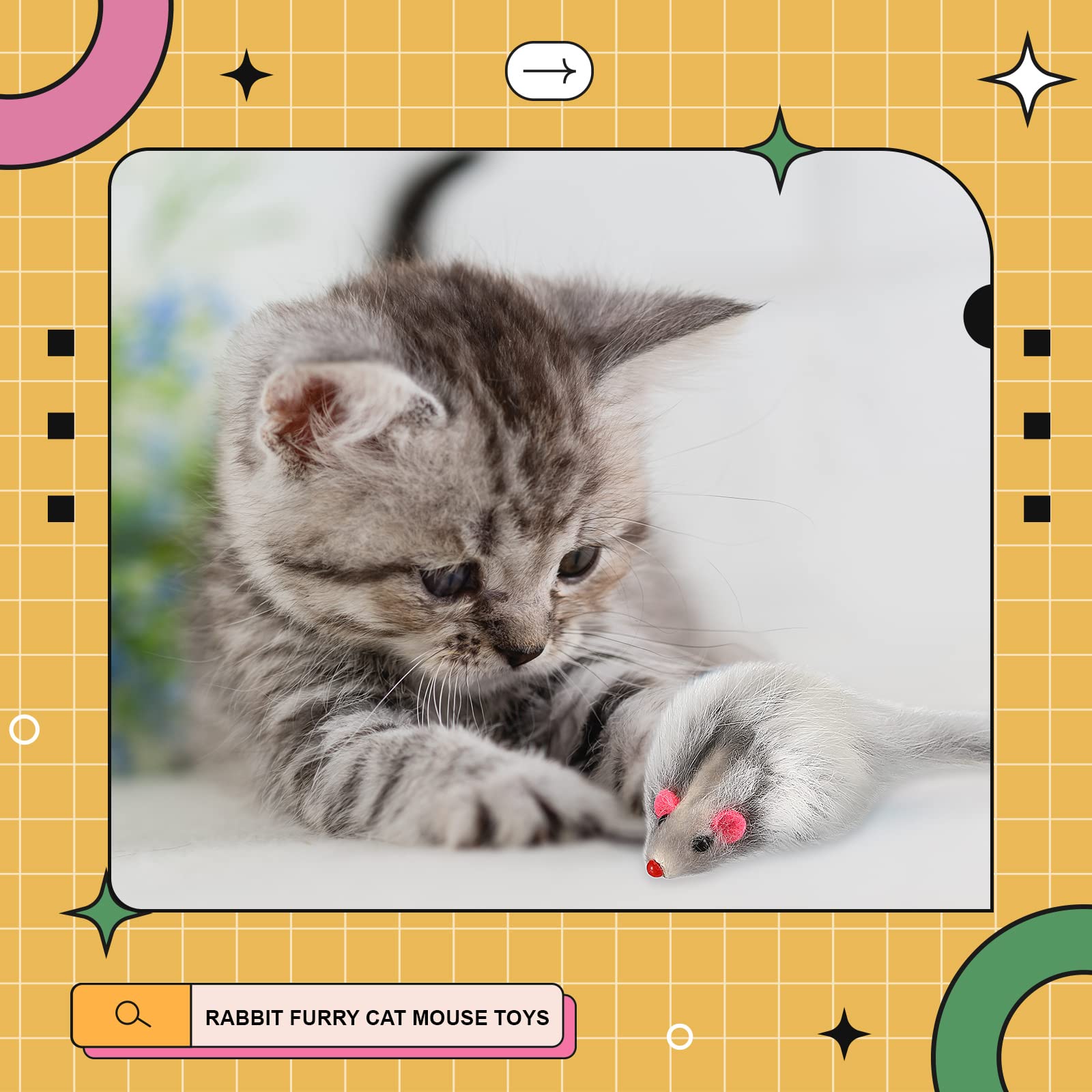 Hungdao 60-piece packaging keeps toys organized for multiple cats