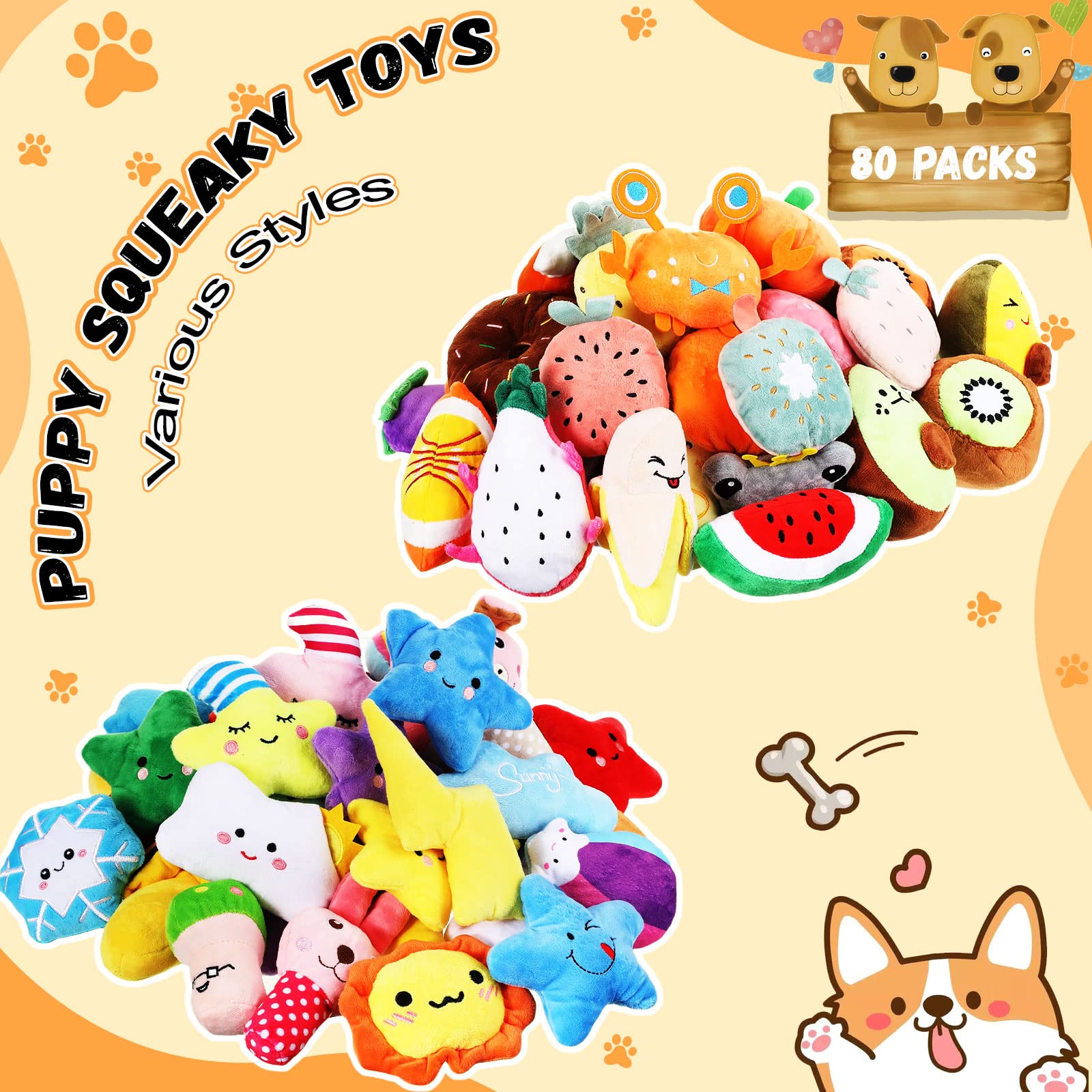Hungdao puppy-teething soft plush toys promote safe chewing and gentle teething for puppies.