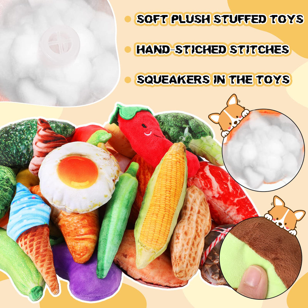 Hungdao puppy teething toys soft cotton plush promote gum comfort and gentle teething.