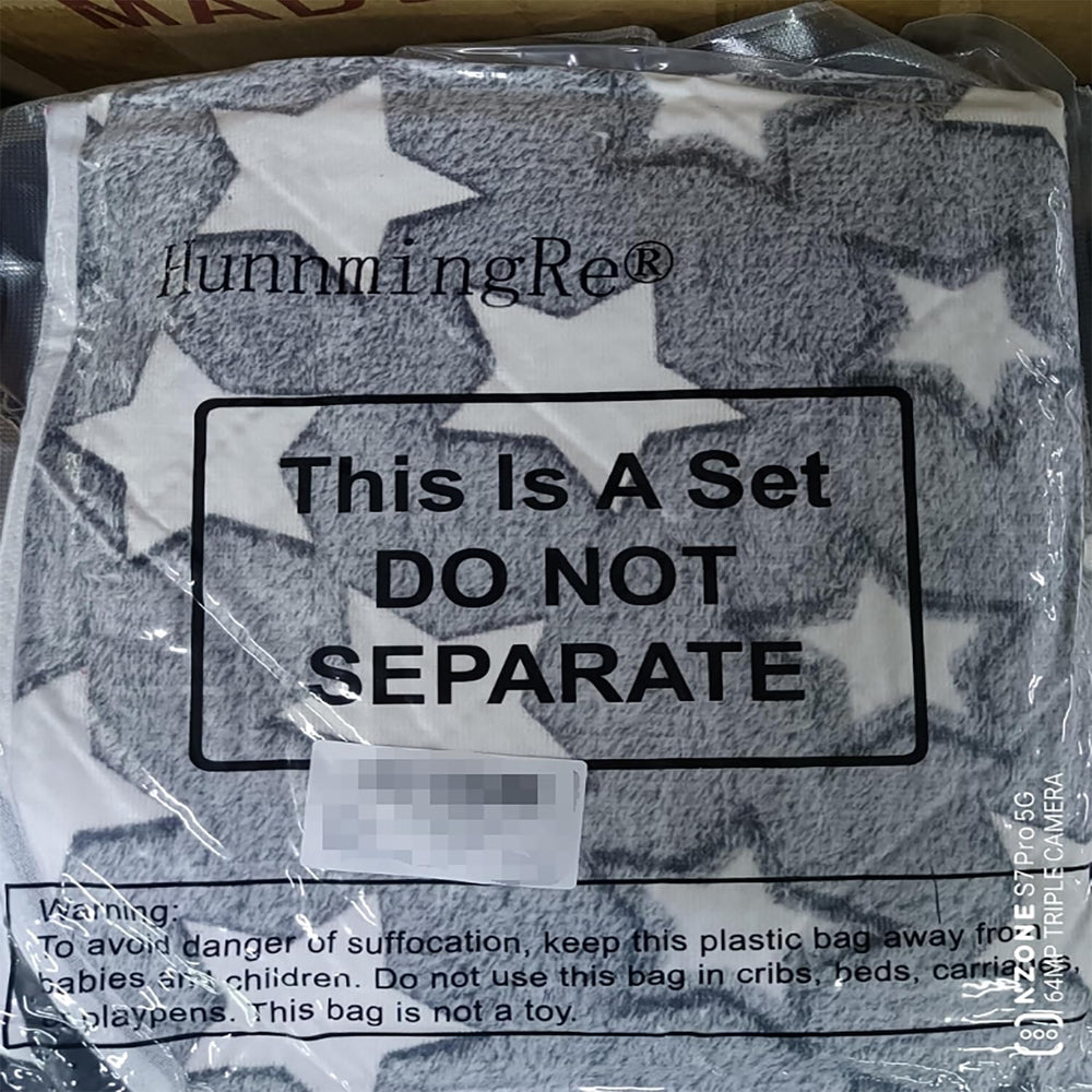 HunnmingRe star-pattern warming pad ideal for pets seeking cozy warmth