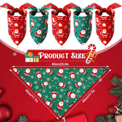 HunnmingRe dog bandana size 65x45 cm fits most dogs for versatile styling