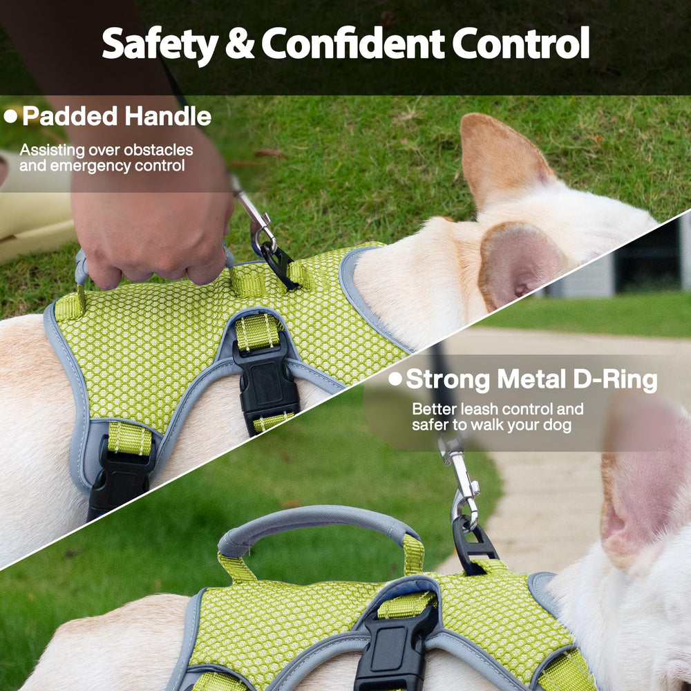 Huntboo escape-proof harness with handle feature for lifting and guidance