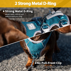 Huntboo No Escape harness adjustable points image shows five points for a snug fit.