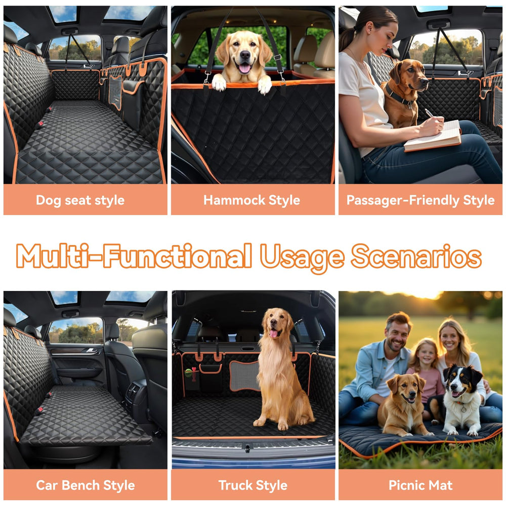 HUOHUOCN breathable mesh window reduces dog anxiety on rides