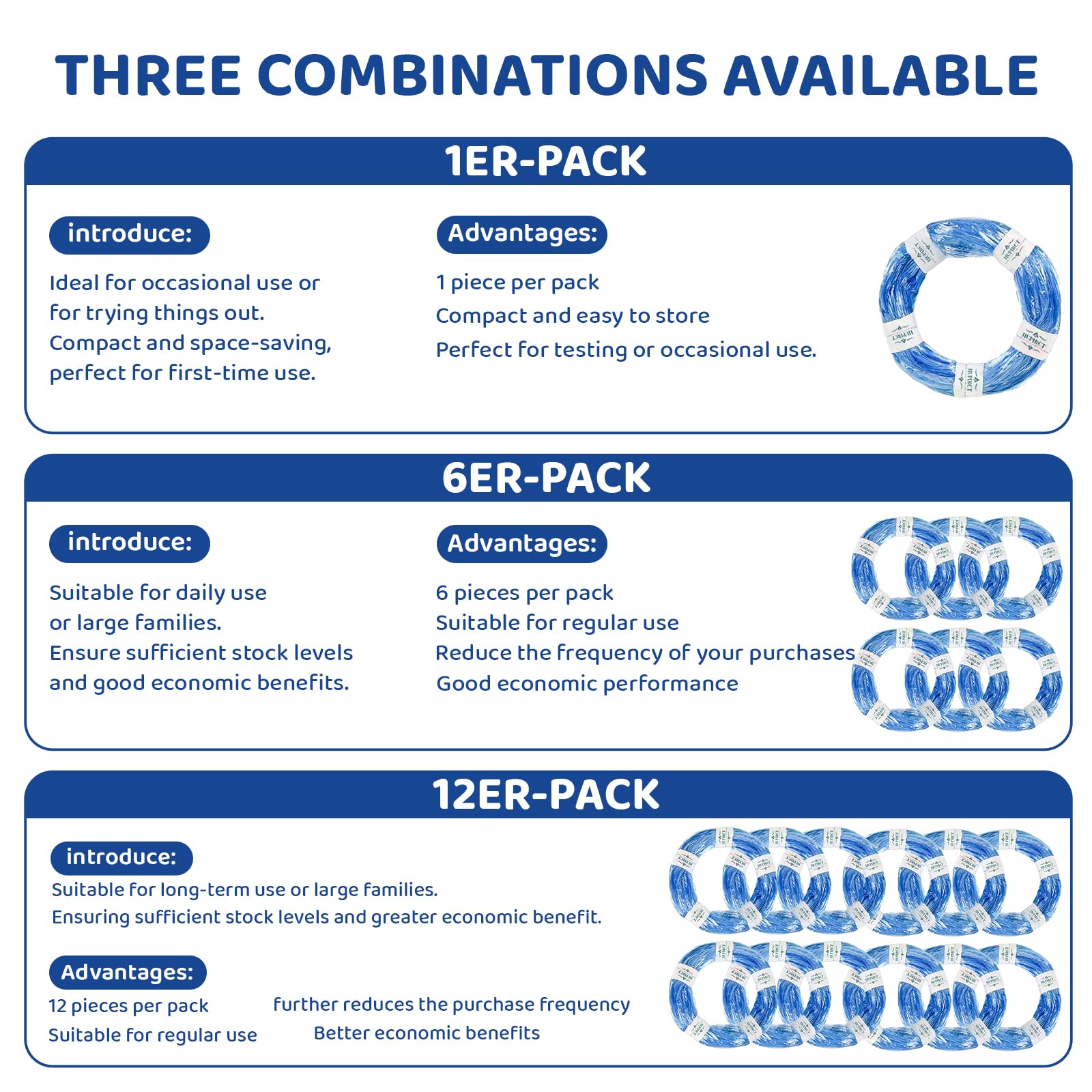 HUPIRCT cat litter refill bags fit most buckets for easy replacements.