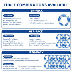 HUPIRCT cat litter refill bags fit most buckets for easy replacements.