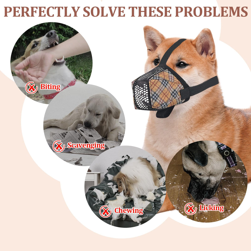Hurifeng muzzle ready for grooming and training setup supports safe calm visits