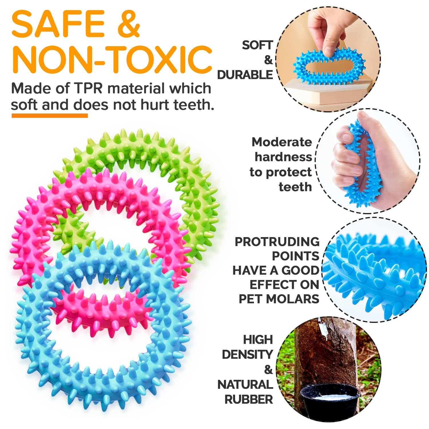 Hurray outdoor play scene with ring toys supports interactive bonding