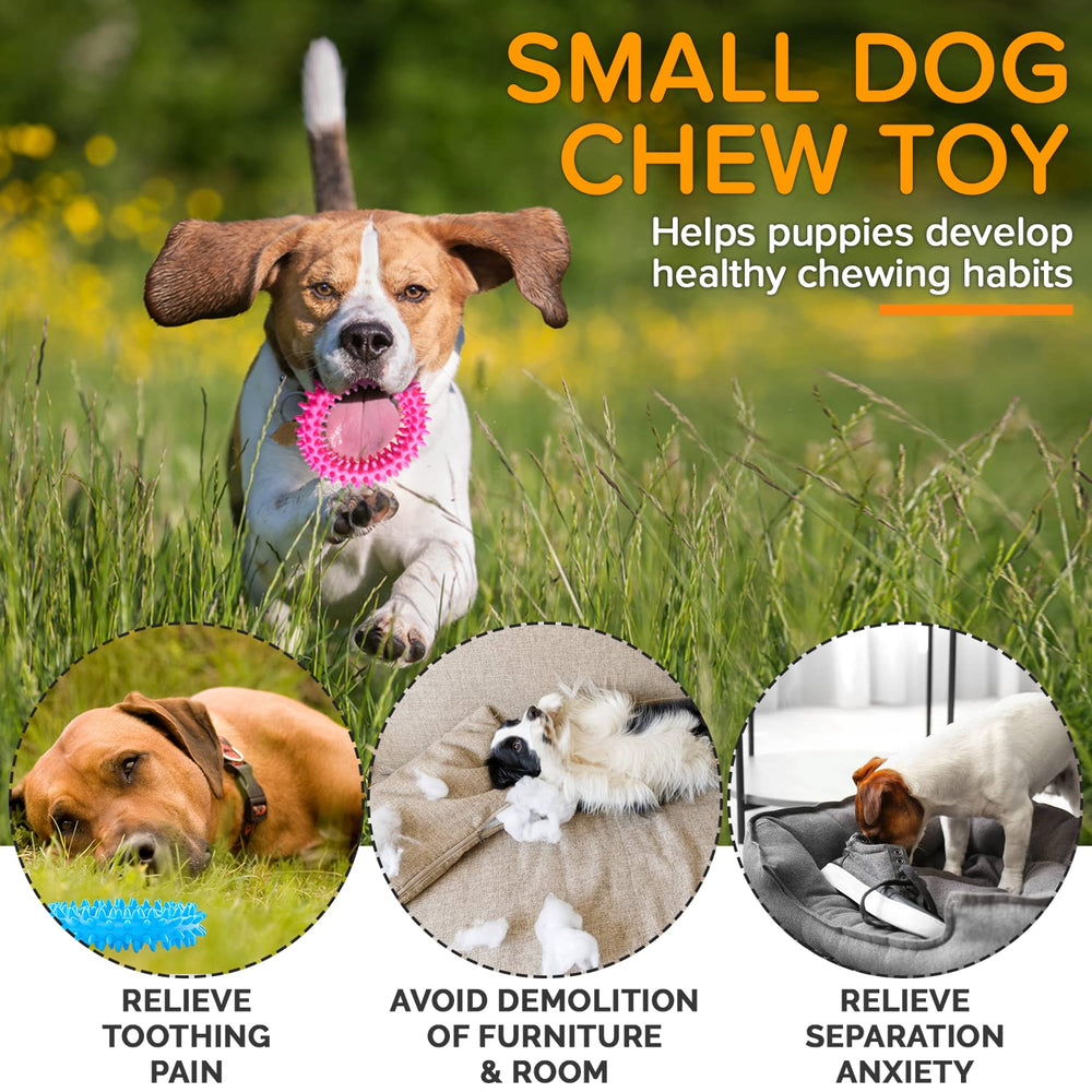 Hurray safe-material teething ring suitable for puppies under 15 lbs