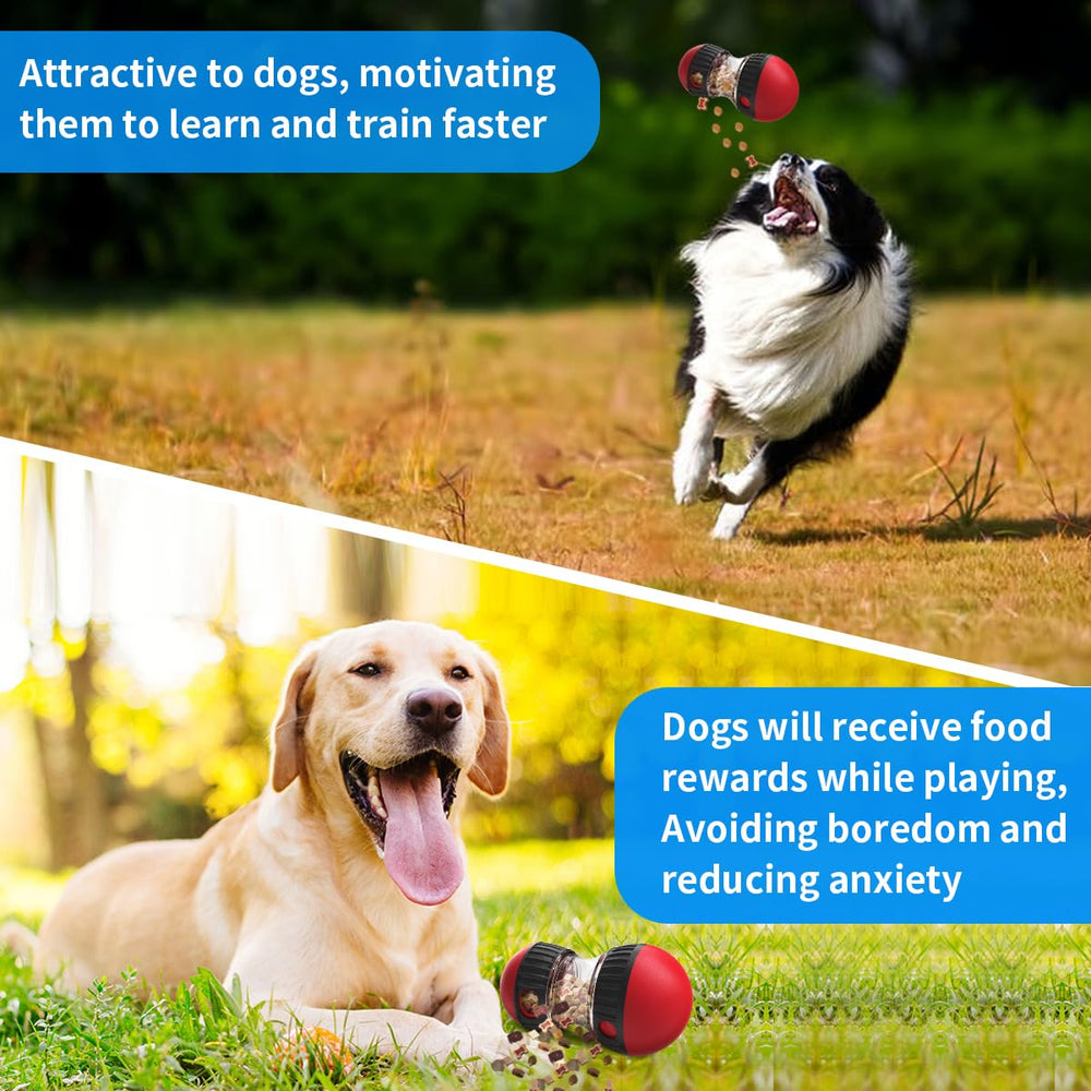 Hurray treat-dispensing-ball adjustable-switch closeup for customizable release