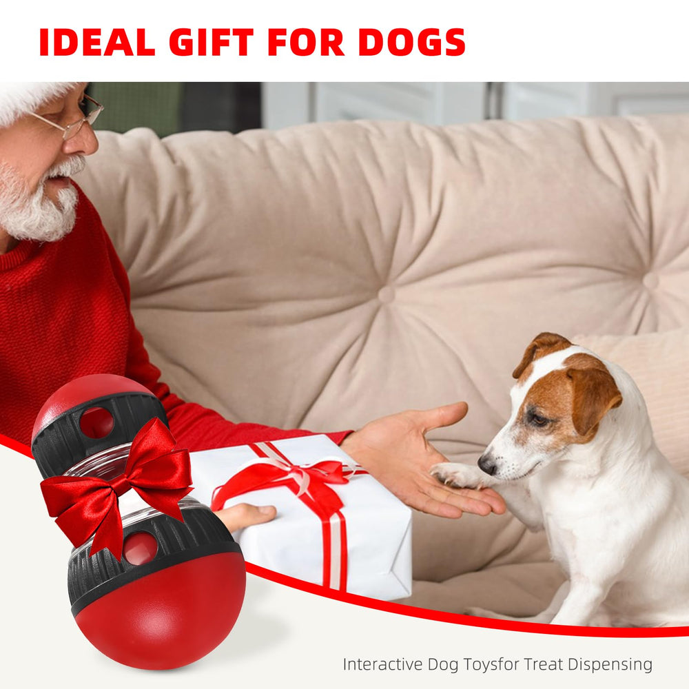 Hurray treat-dispensing-ball boredom-relief in action with energetic dog