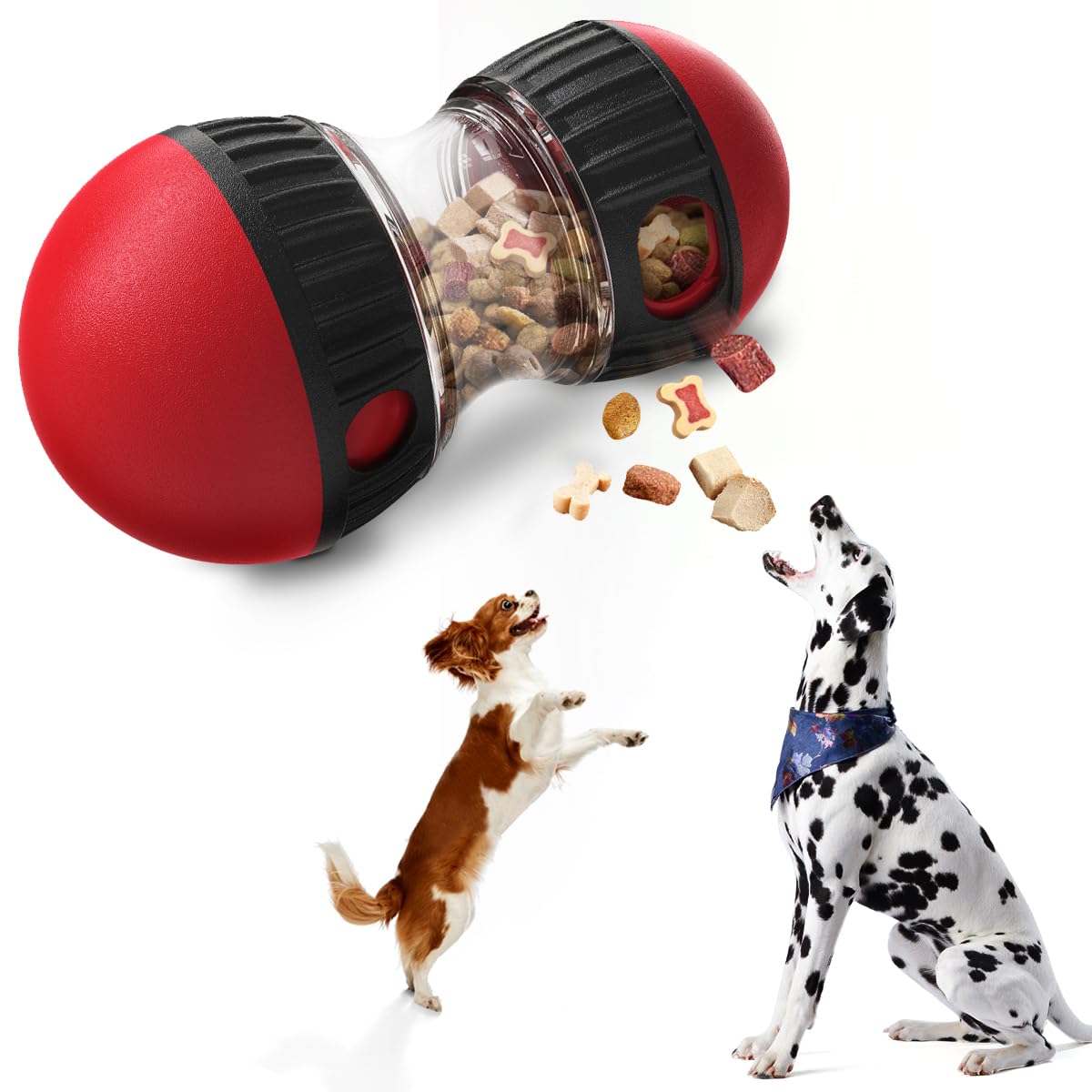 Hurray treat-dispensing-ball product shot showing interactive dog toy