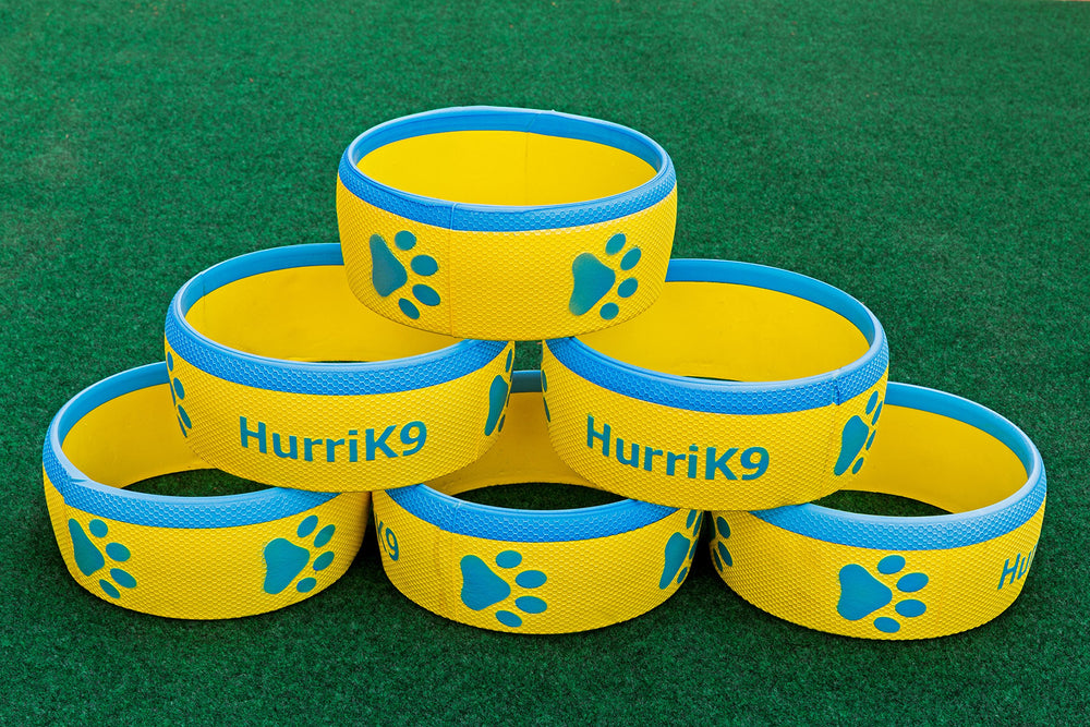 HurriK9 launcher-not-included banner image clarifying product scope.