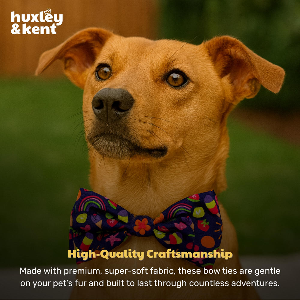Huxley & Kent bow tie machine washable design makes cleaning quick after adventures.