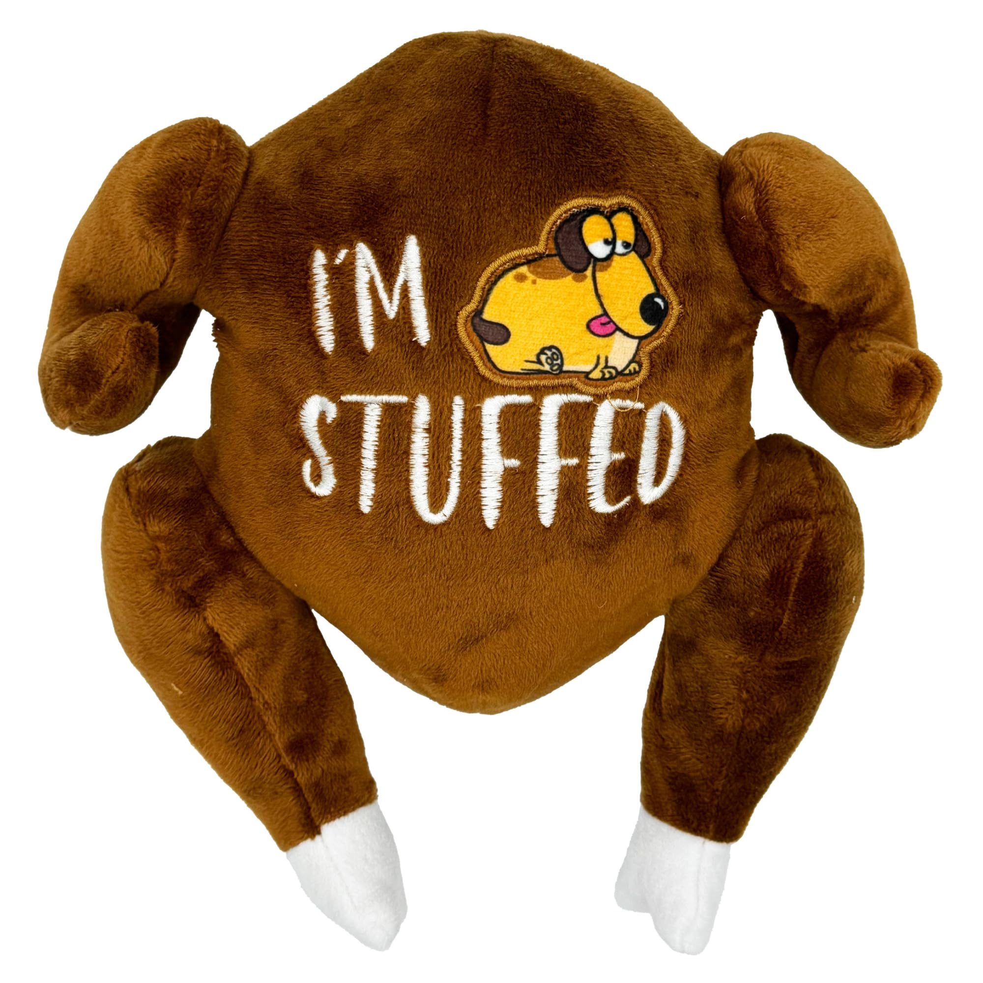 Huxley & Kent funny dog toy turkey squeaker closeup for engaging play and loud squeaks