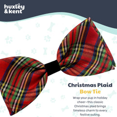 Huxley & Kent adjustable strap bow tie closeup shows secure, comfy fit.