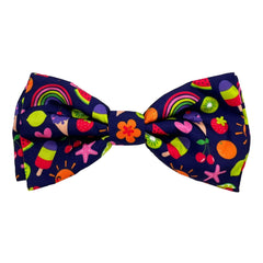Huxley & Kent pet bow tie Summer Icons small adjustable closure keeps pets secure and stylish.