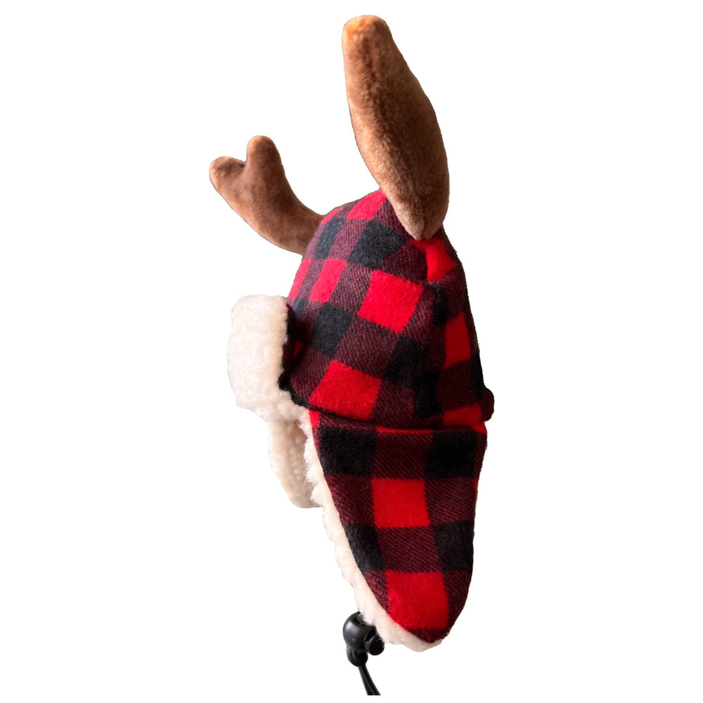 Huxley & Kent plush fabric pet hat closeup small highlighting soft non-irritating materials