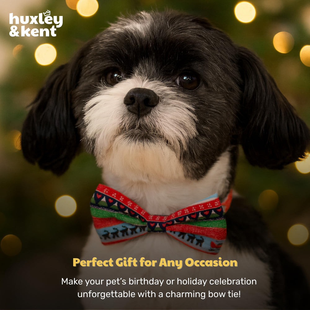 Huxley & Kent photo-ready bow tie for holidays and celebrations.