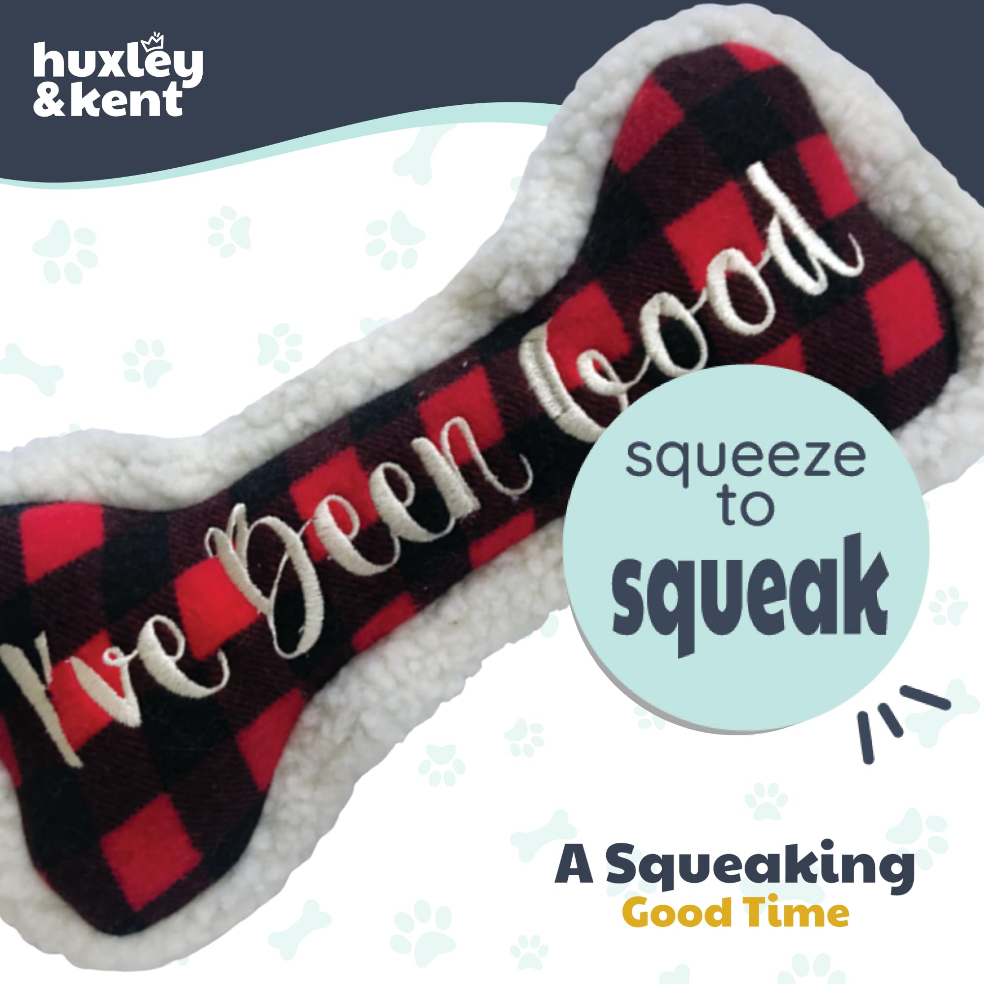 Huxley & Kent Power Plush two-size option suitable for different breeds.
