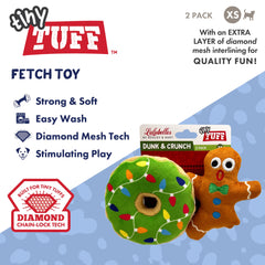 Huxley & Kent Tiny Tuff Duo Pack showcases two soft, strong toys for tiny dogs