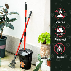 HUZSV pooper scooper heavy-bags provide durable waste containment