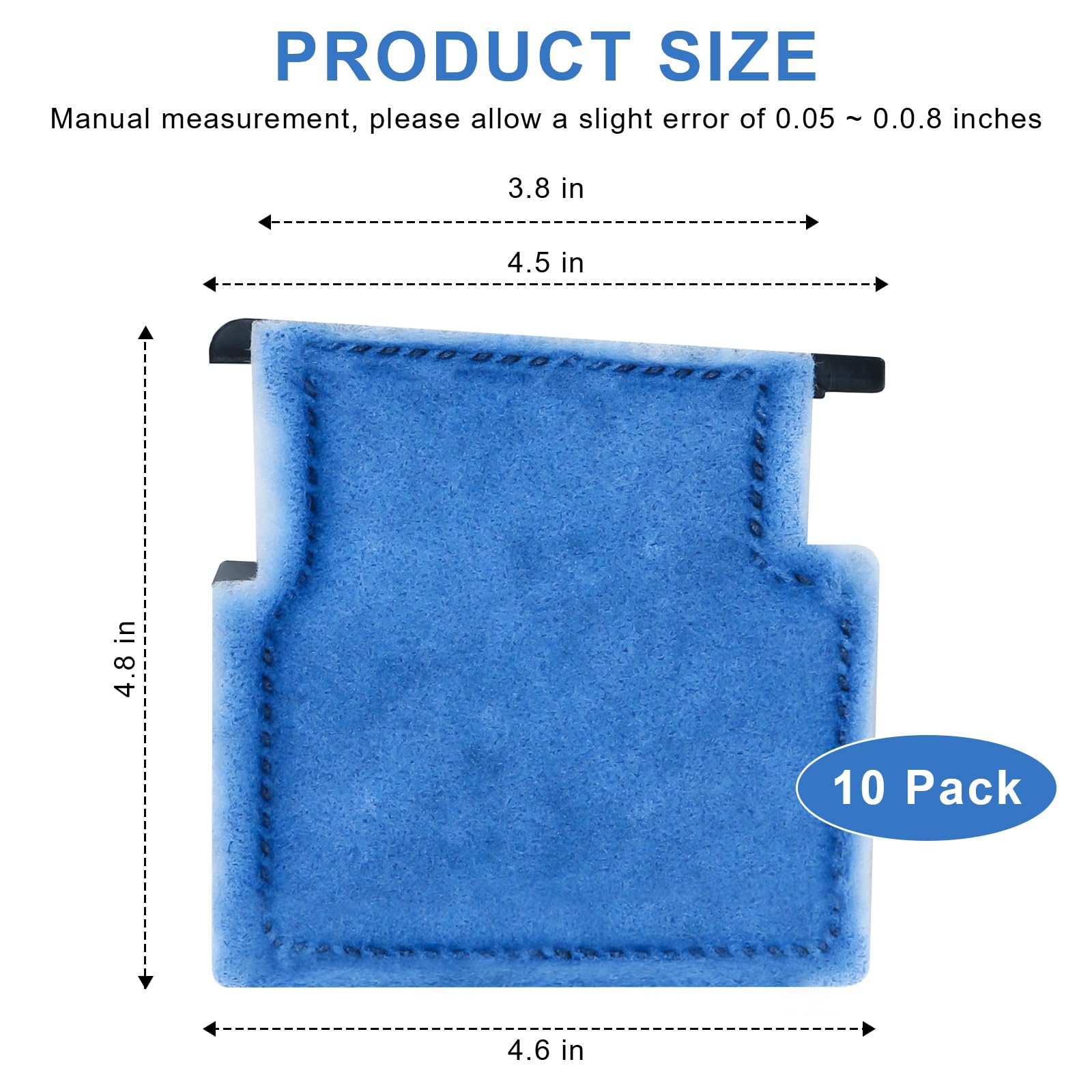 10-pack display of HWEIUA Rite-Size A cartridges for ongoing tank maintenance.
