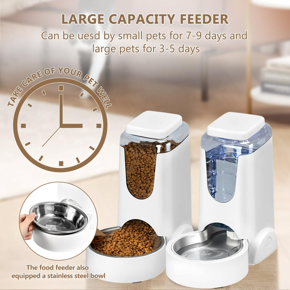 HWONMTE 6 lb food capacity and 1 gal water per unit