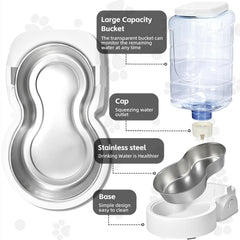 HWONMTE transparent water bottle allows quick water-level checks