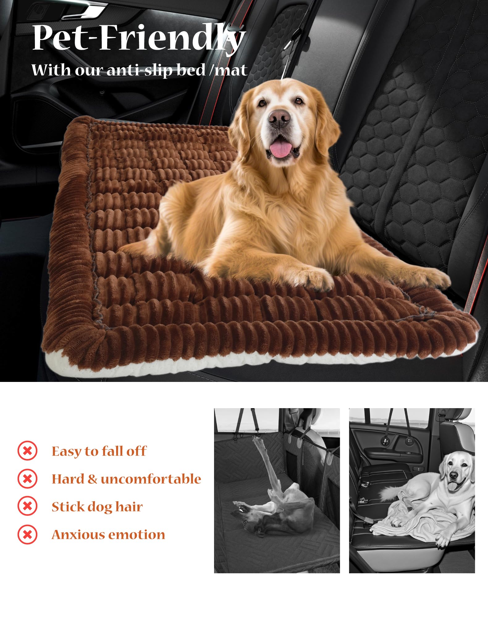 HXBOAUVS breathable, durable pet cover fits couches, floors, and beds