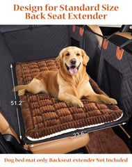 HXBOAUVS machine-washable dog bed for car cleans easily after adventures