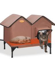 HXPLN heated cat house outdoor-winter: cozy shelter protects cats from cold