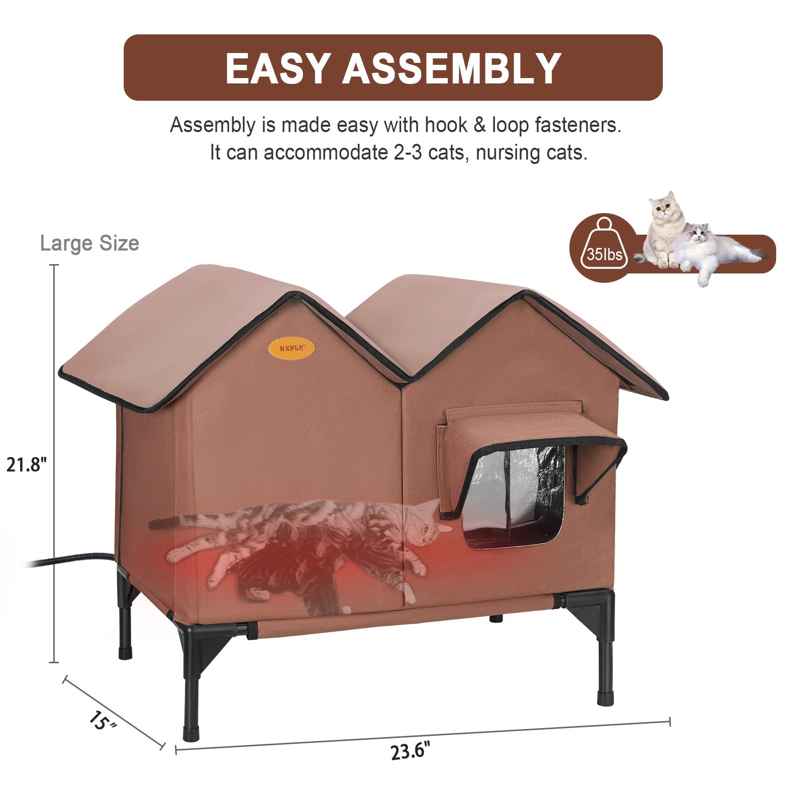 HXPLN weatherproof-oxford-fabric: durable shelter resists rain and snow