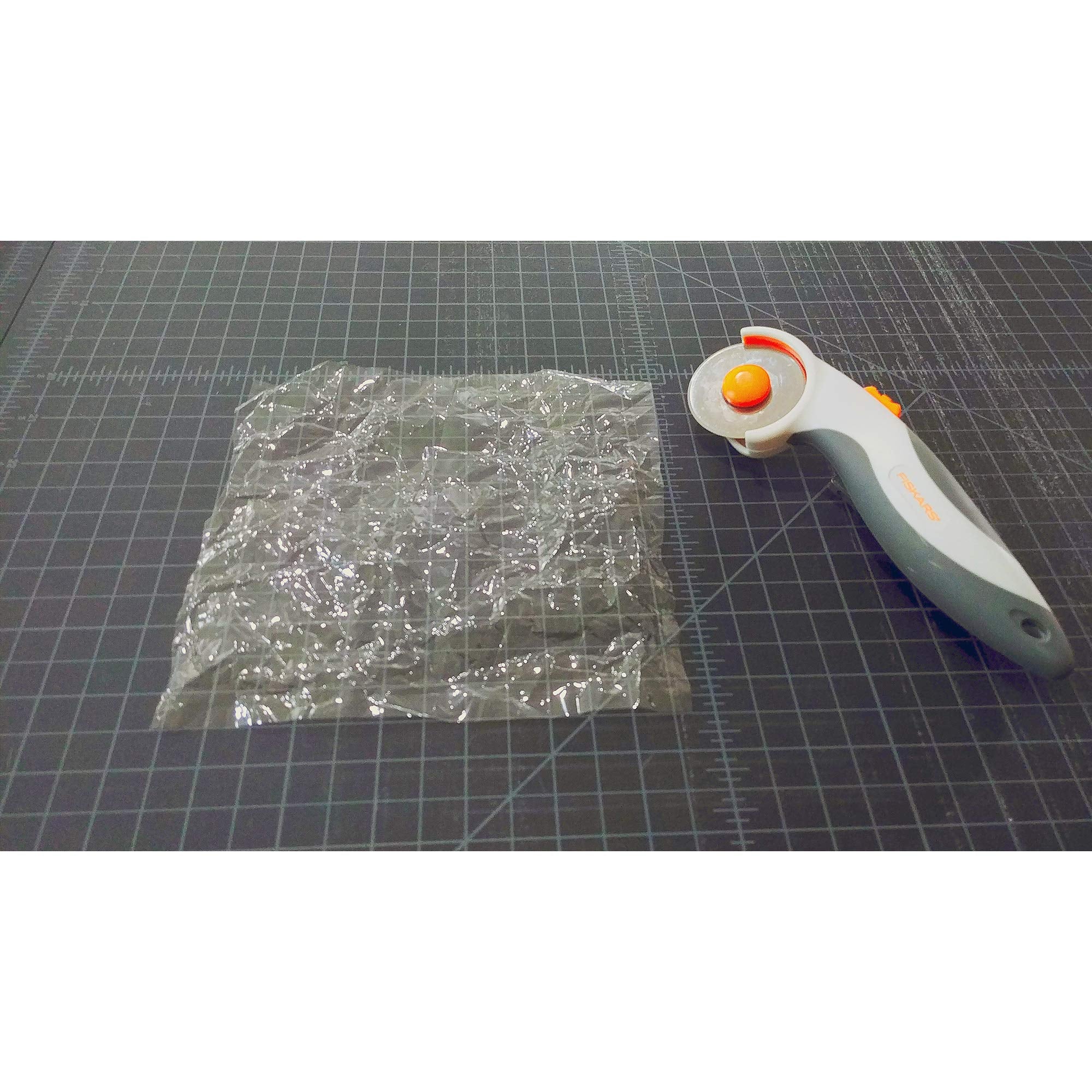 HYAKDesigns Crinkle Film baby toy assembled example with texture.