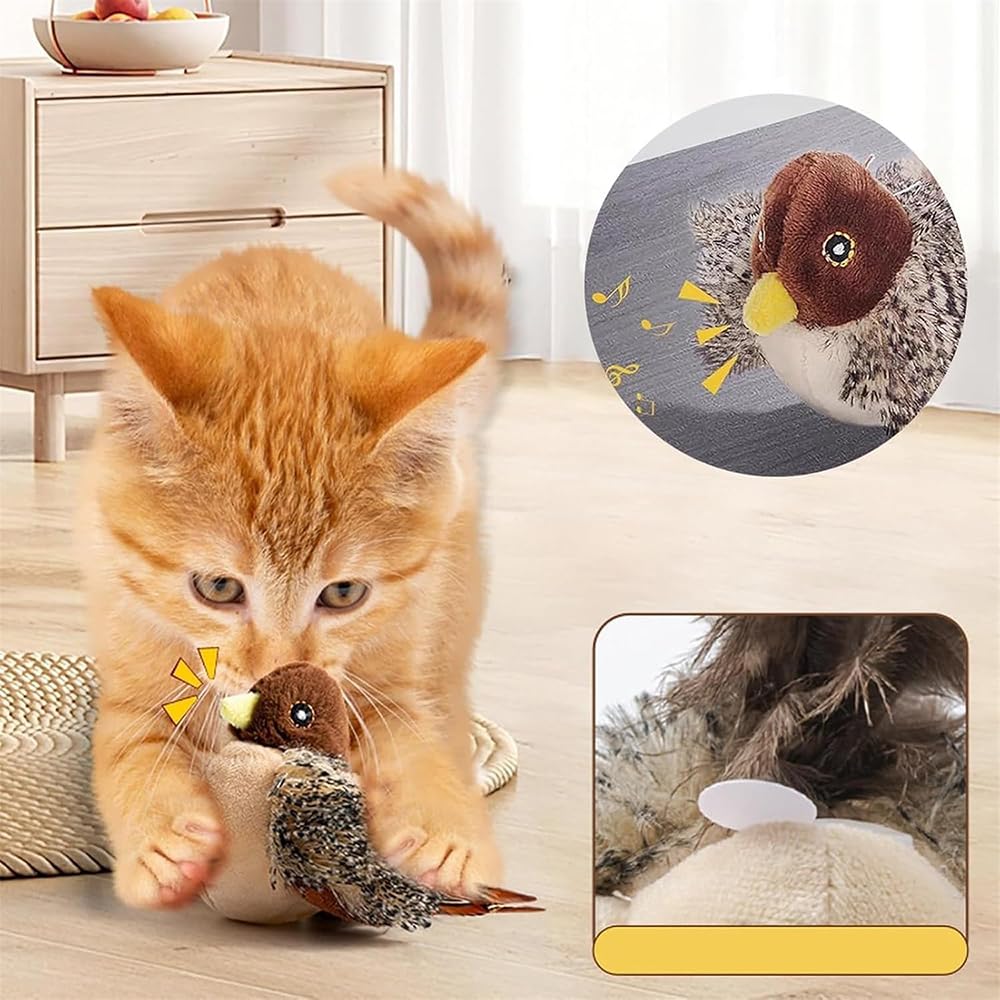 HYCIM Interactive Flapping Toy stimulates natural feline instincts during enrichment