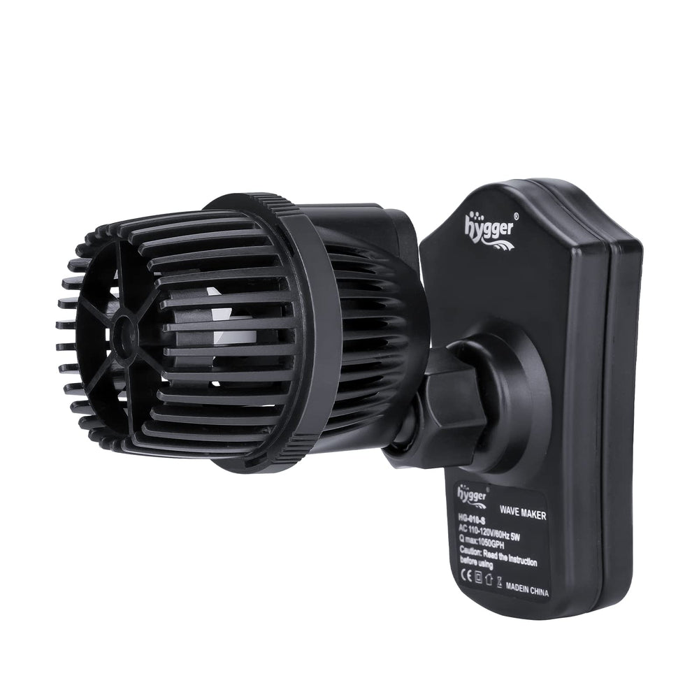 HYGGER 1050GPH Wave Maker Pump main unit improves water circulation for healthier freshwater and saltwater tanks.