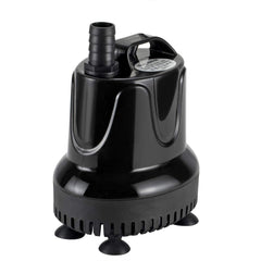 Hygger 215GPH pump in use showing compact submersible design for quick water changes