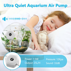hygger air pump tubing and air stone setup for aquarium aeration